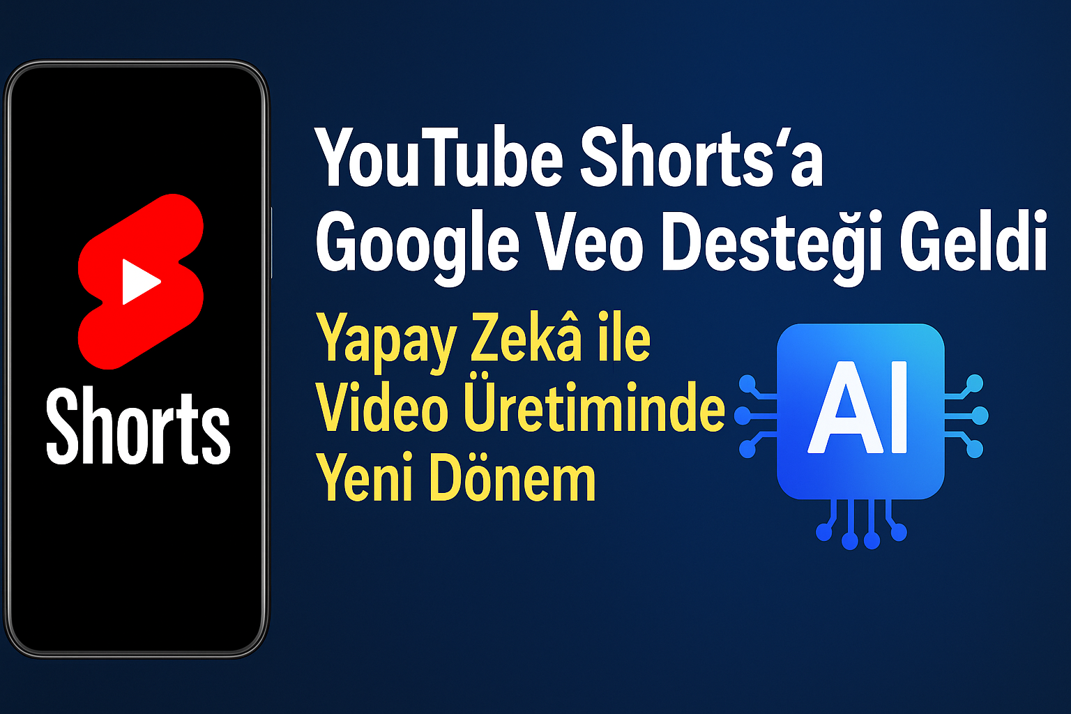 YouTube Shorts Google Veo Desteğini Genişletti