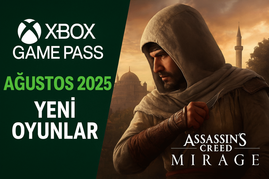 Microsoft, Ağustos 2025’in ilk yarısında Xbox Game Pass kütüphanesine eklenecek yeni oyunları duyurdu. Bu ayın öne çıkan ismi, Ubisoft’un sevilen aksiyon-macera oyunu Assassin’s Creed Mirage. Liste, hem konsol hem de PC oyuncularını kapsıyor.