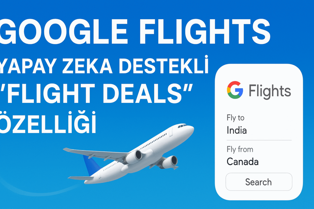 Google, seyahat deneyimini geliştirmek amacıyla yeni bir yapay zeka tabanlı uçuş fırsatları arama aracını Flight Deals Tanıttı. özellikle esnek tarih ve destinasyon tercihleri olan kullanıcıların en uygun uçuşları kolayca bulmasına imkân tanıyor. Böylece yolcular, aradıkları fırsatlara çok daha hızlı ve zahmetsiz şekilde ulaşabiliyor.