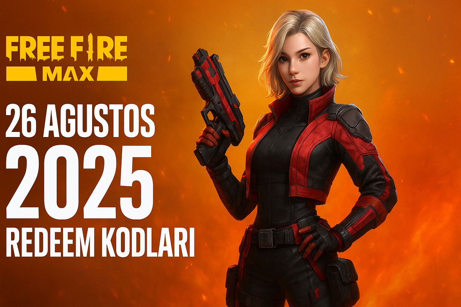 Free Fire Max 26 Ağustos 2025 Redeem Kodları