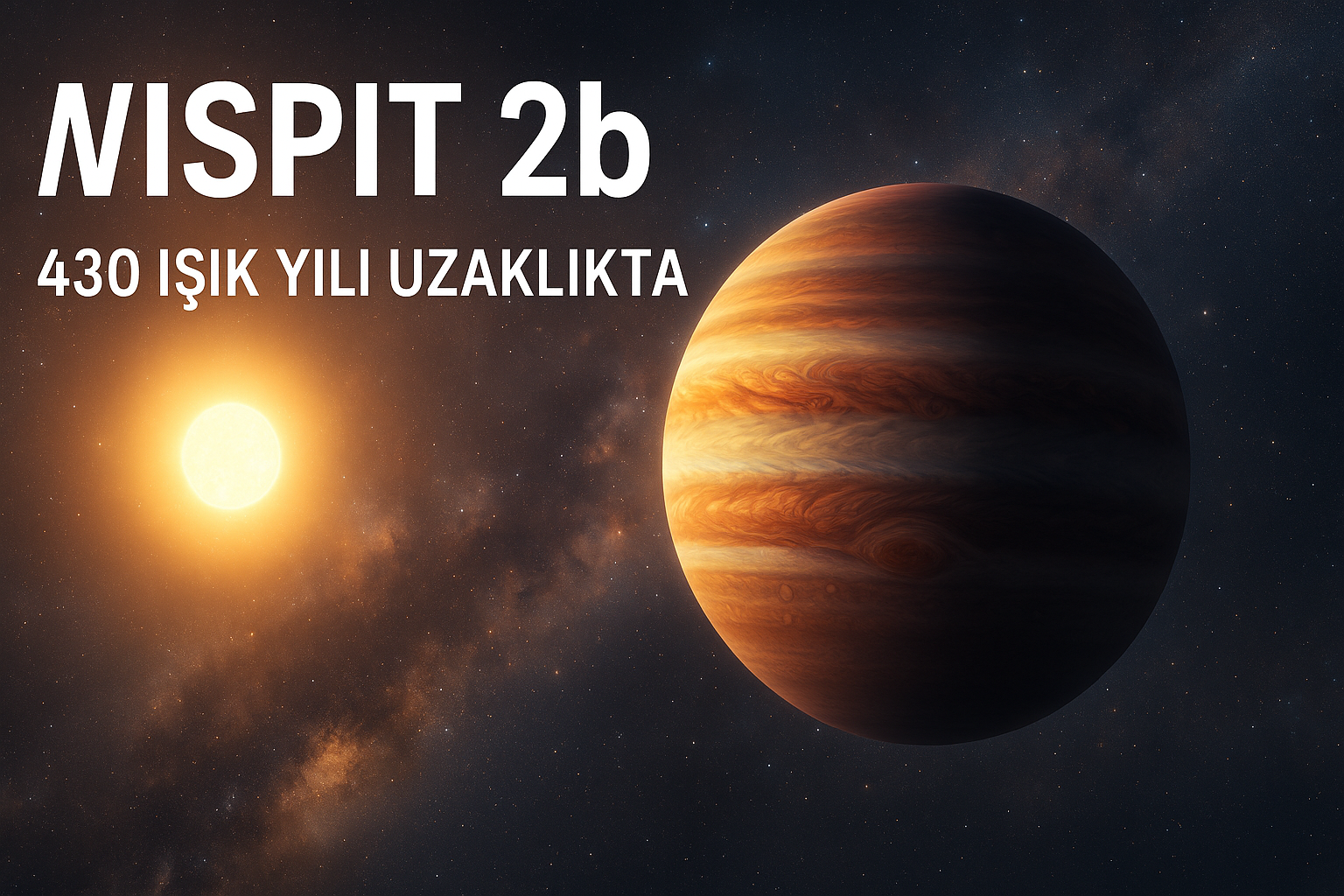 430 Işık Yılı Uzaklıkta Yeni Bir Gaz Devi Keşfedildi: “WISPIT 2b”